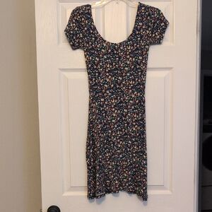 Heart Hips Multicolor Floral Mini Dress